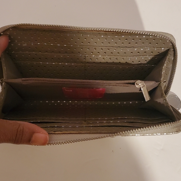 Expressions NYC Silver Studded Wallet. - Picture 3 of 5